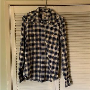 Lucky brand lightweight plaid flannel